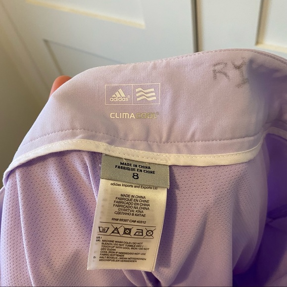 Purple Adidas ClimaCool Skort - Picture 3 of 3